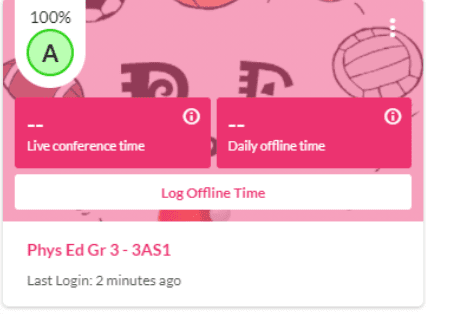 Offline time log